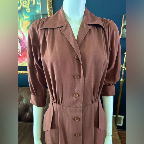 SOLDSOLDSOLD 40s-50s Versatilier Dress - Picture 3 of 7